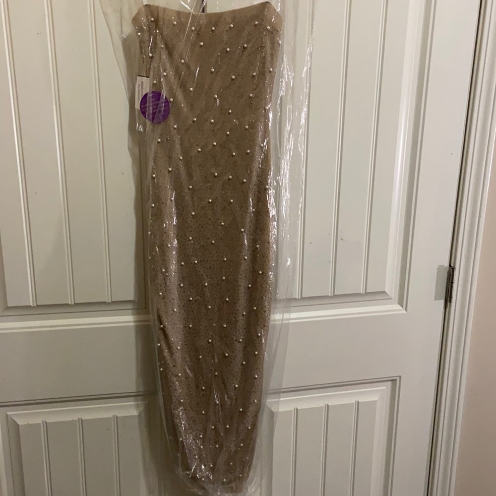 Strapless long dress